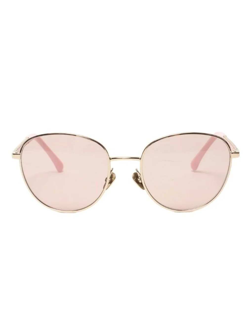 Chanel Sunglasses Eyewear Gold Panto Shape Optical